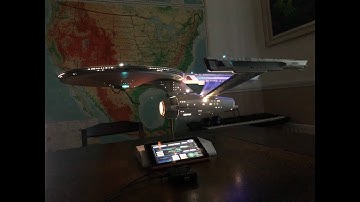 Star Trek USS Enterprise Refit Scale Model with App Controlled Lights and Sound #startrekmodels