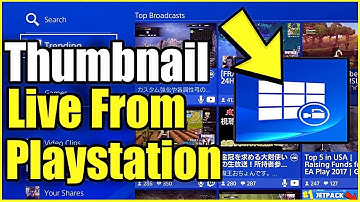 How to Add Thumbnail to LIVE FROM PLAYSTATION PS4 Stream (Best Method)
