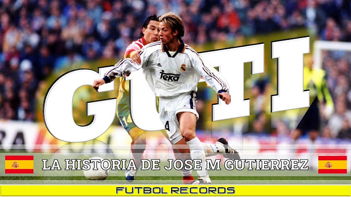 Guti | Historia | Goles & Jugadas