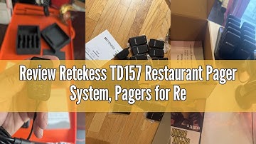Review Retekess TD157 Restaurant Pager System, Pagers for Restaurants,984ft Long Range, 16 Pagers an