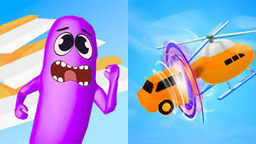 Wacky Run vs Shape Shifting Rush All Levels Gameplay Android, iOS 4K 🟢 🟡