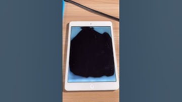 This iPad screen put to the test 🔥#ipad #test #burn #shorts