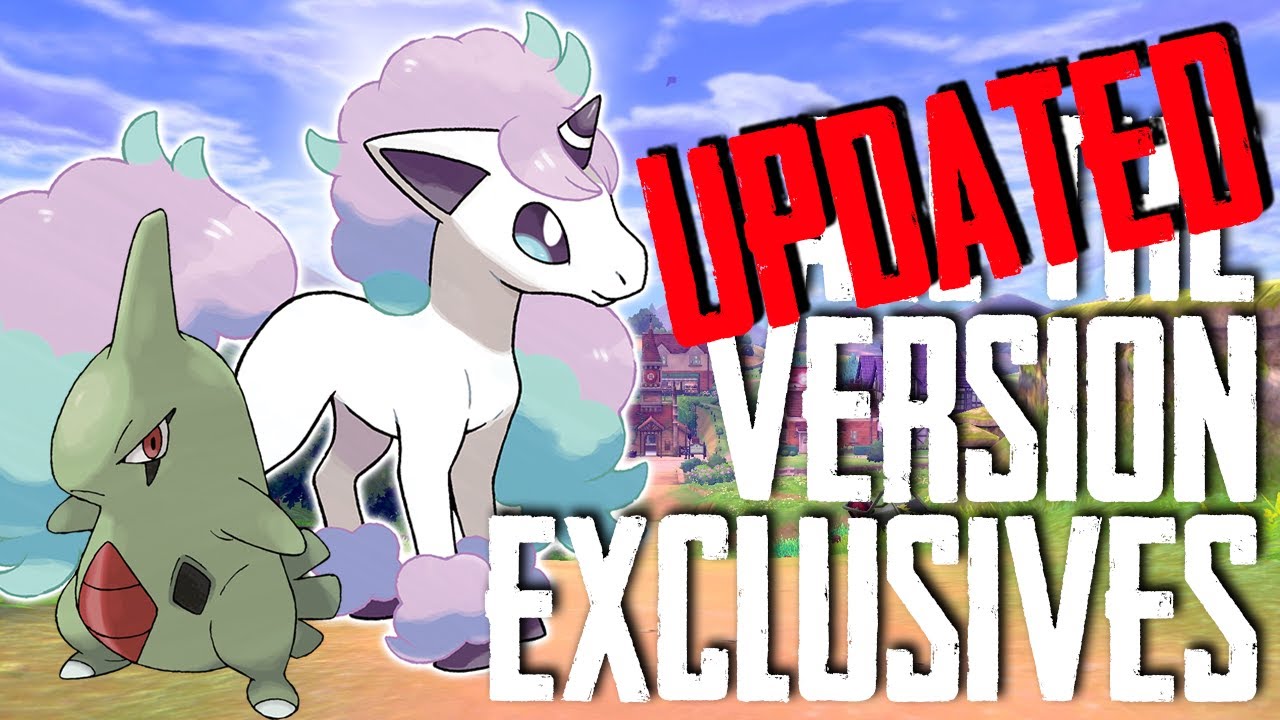 Pokémon Sword or Shield: version differences and exclusives
