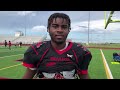 Q&A with West Oso running back Elijah Huff