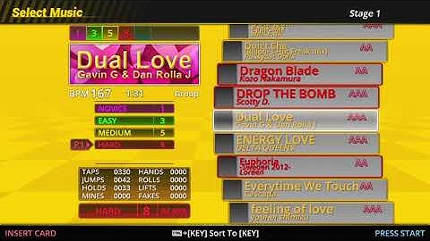 My Stepmania Song List
