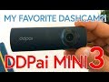 DDPai MINI3 FULL REVIEW - 2560x1600p 32GB Internal Storage + WIFI Dashcam