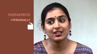 I Personally - Padmapriya - Part 03