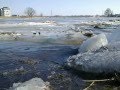 ice break-up in Lielupe River