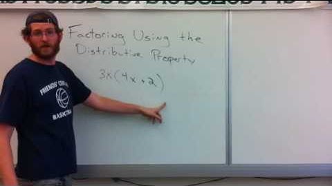 Factoring with distribution
