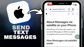 How To Send Text Messages On iPhone Using Satellites in SECONDS!