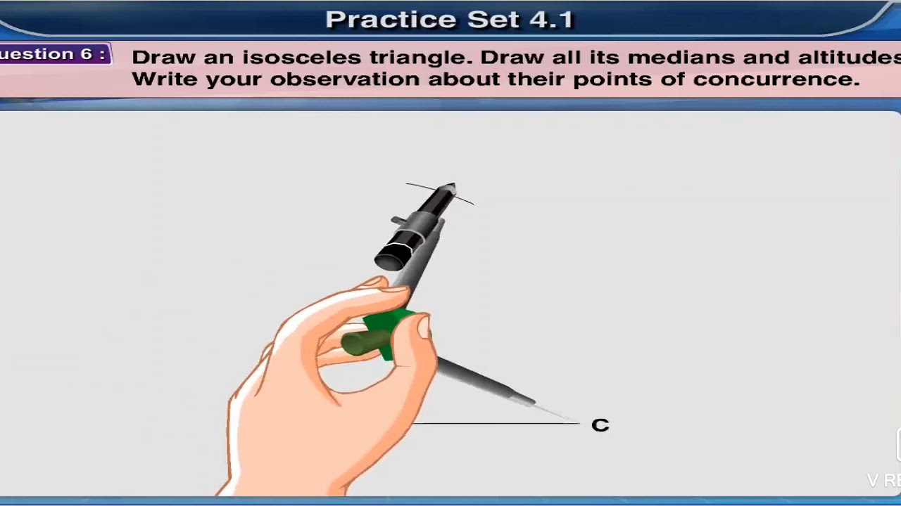 Standard 8 Maths | Chapter 4 Altitudes and medians of a triangle ...