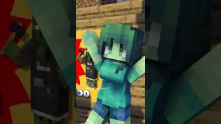 Zombie Girl Statue - Minecraft Animation 