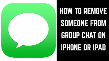 How to Remove Someone from Group Chat on iPhone or iPad (2017)