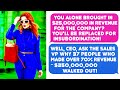 New CEO Doesn't Realize 37 Managers Who Made $350,000,000 Walk Out. Well, Ask Sales VP! r/ProRevenge