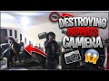 DESTROYING PAPPIIQ'S $2,000🤯😂 CAMERA *PRANK* (GONE WRONG)