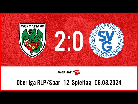 Highlights Wormatia Worms vs SV Gonsenheim 2:0 (06.03.2024)