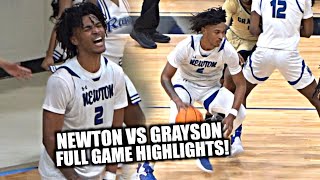 5⭐️Star Guard Stephon Castle GOES OFF In Rivalry Match vs Grayson! Newton vs Grayson Highlights