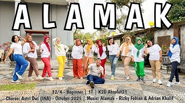 Alamak Line Dance | Beginner | @astridwi2564 (INA) - Oktober 2025