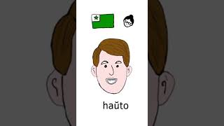 Bite-Size Esperanto. La vizaĝo 2 (the face 2) #shorts