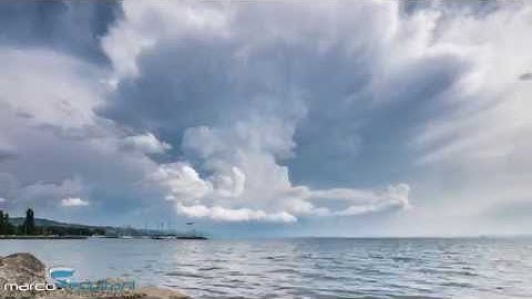 Updraft in a timelapse - Lake Bolsena 8.6.2015