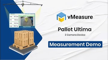 vMeasure Pallet Ultima – Measurement Demo | Automated Pallet Dimensioning | vMeasure