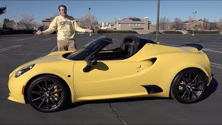 Alfa Romeo 4C Spider - это суперкар-малыш