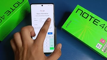 Infinix Note 40x 5G: Create Play Store Id - How to make Play Store account on your mobile