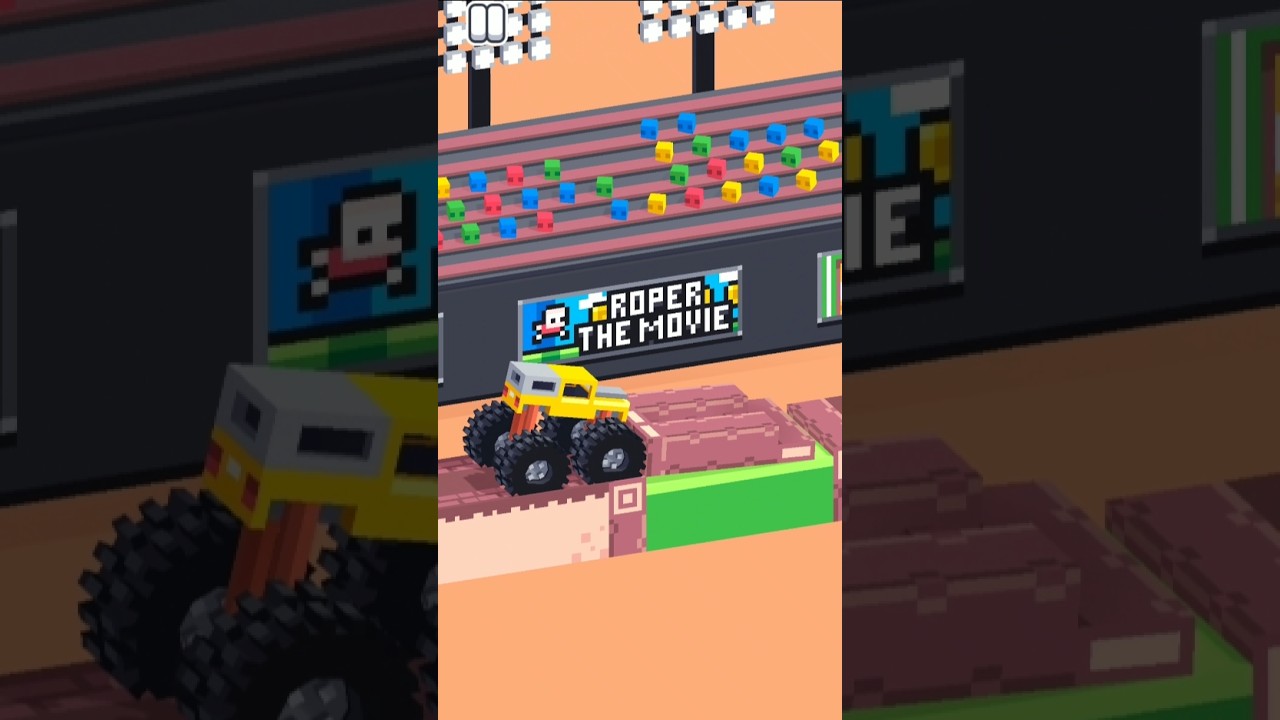 Level 16 (Big Button) - MONSTER TRUCK (Drive Mad) FANCADE Gameplay 