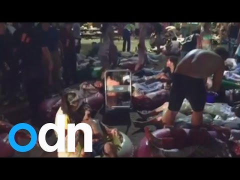 Taiwan water park fire: Footage shows chaotic scenes after blaze