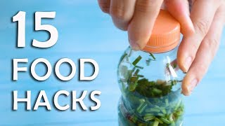15 FOOD HACKS THAT ARE SIMPLY GREAT!