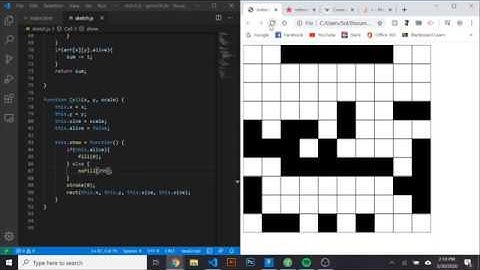 Coding the Game of Life in p5.js!