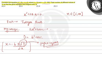 Consider the equation x^2+2 x-n=0, where n∈N and n∈[5,100]. Total number of different values of 