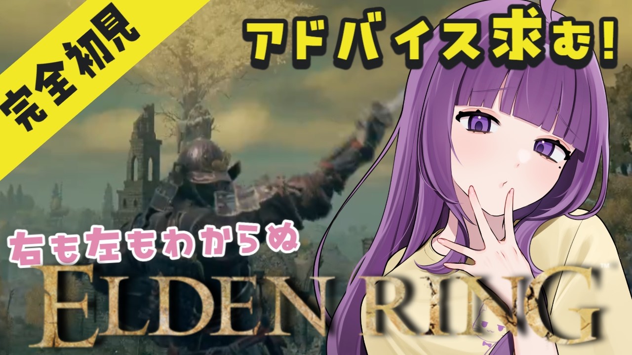 【エルデンリング】#2フロムゲーの先輩たちに指示を受けながら進んでいく!?初めてのフロムゲー【#ゲーム実況 #なめきち #食いしん坊VTuber 】