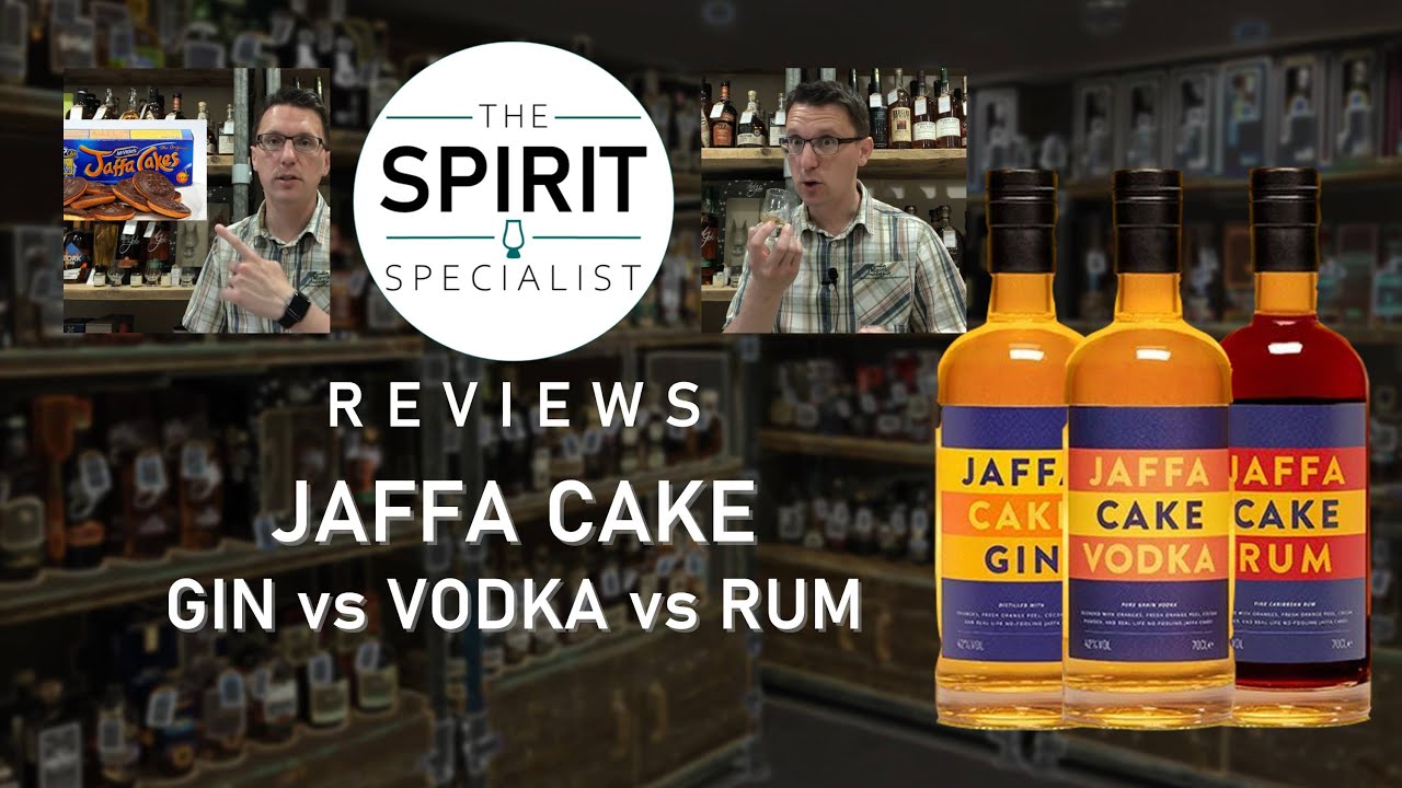 The Spirit Specialist reviews Jaffa Cake Gin vs Vodka vs Rum YouTube