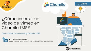¿Cómo insertar un video de Vimeo en Chamilo LMS?