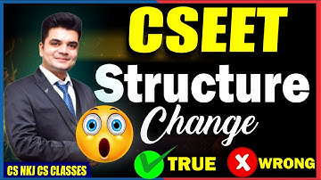 BREAKING: CSEET 2026 — New Structure, New Strategy! 🔥 #newcseetstructure #cseet2026new #icsiupdates