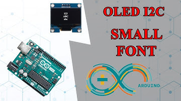 Arduino Tutorial - 128 x 64 OLED I2C Small Font Function