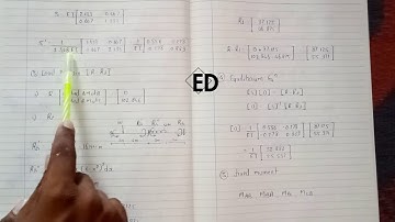 Analysis by using preliminary stiffness method...................