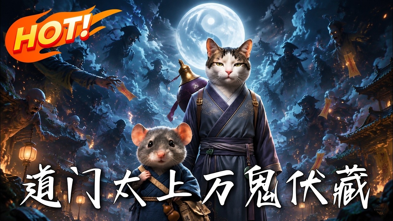 🔥封印千年道基，纳万鬼于丹田！最强道祖入世，厉鬼妖魔胆寒，这一剑，斩尽天下不平！《道門太上：萬鬼伏藏》#盛世短剧#短剧#AI短剧#逆袭#漫剧