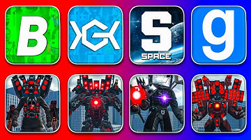 Nextbots in Playground Mod Best Characters War VS Bloodbox All Titan Man VS Sandbox in Space Game..