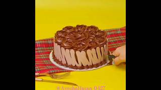 Cake Decoration || Chocolate Cake shorts cake trending