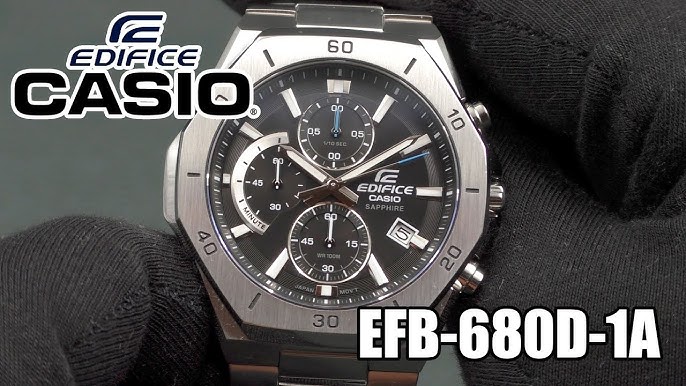 A Watch bit too - buy. you sapphire. big? Edifice Casio YouTube Review. EFB680D before