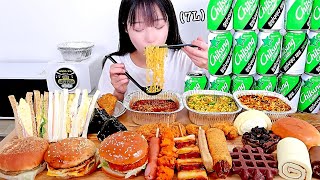 Convenience Store Snack Collection and 7 Liters of Beverage Mukbang