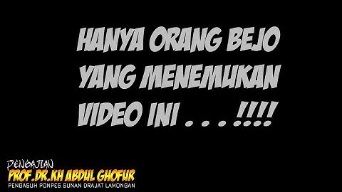 BUKTIKAN SENDIRI..!! AMALAN DZIKIR PEMBUKA REZEKI PERMUDAH SEGALA URUSAN | KH.ABDUL GHOFUR