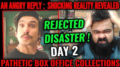 CIRKUS BOX OFFICE COLLECTION DAY 2 | ROHIT SHETTY | RANVEER SINGH | BIG DISASTER