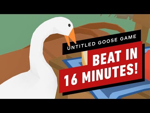 Untitled Goose Game Can Be Finished In Under 16 Minutes