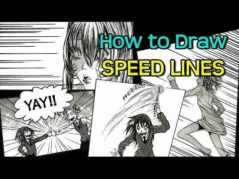 ❤How to Draw Speed Lines (4 Different Ways) ❤ for 