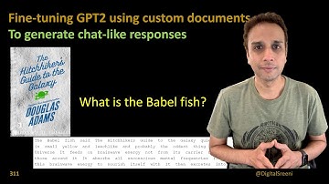 311 - Fine tuning GPT2 using custom documents​
