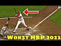 MLB HIT BY PITCH 2023