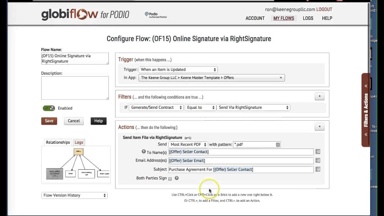 Podio Tutorial How To Automate Electronic Signatures With 